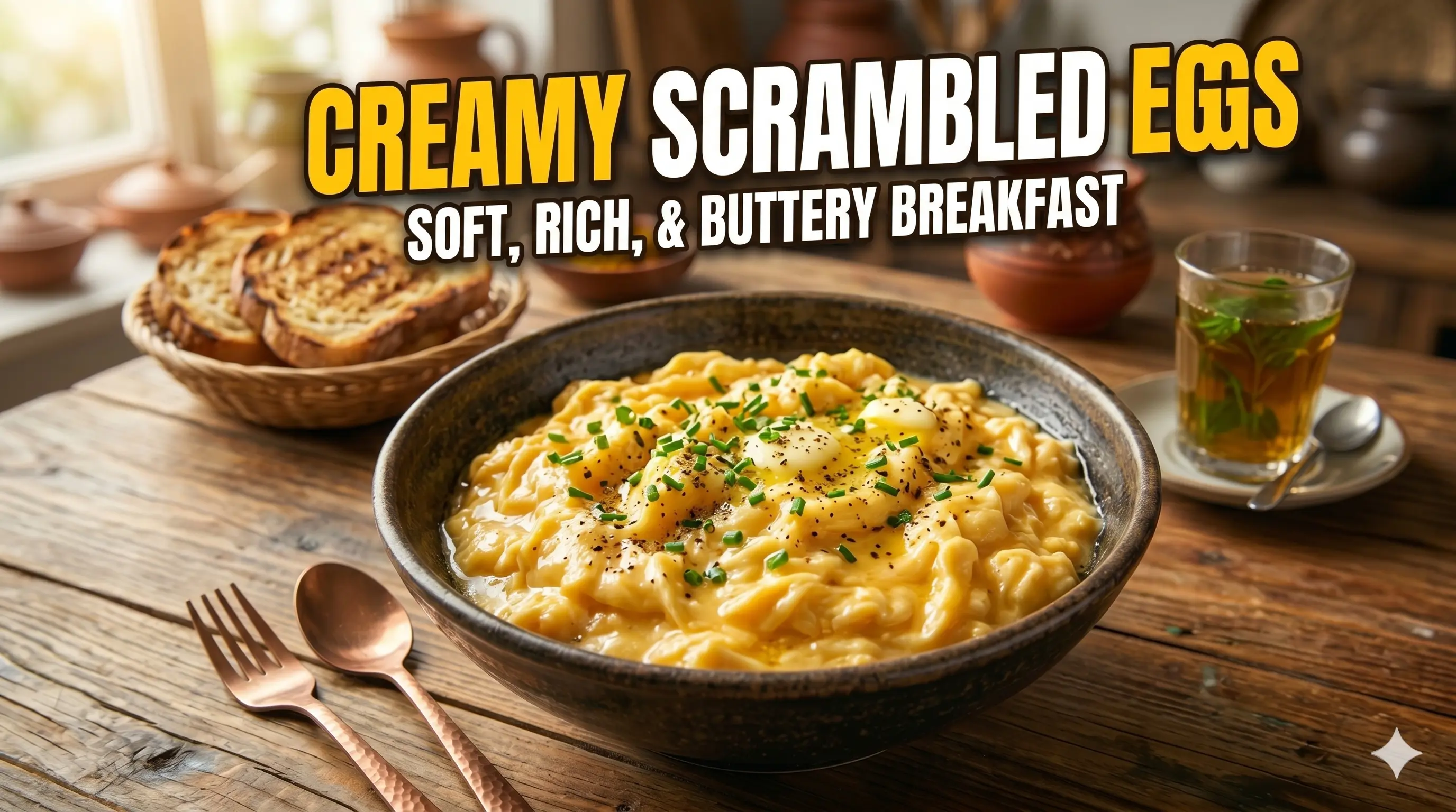 Perfectly Fluffy Scrambled - Egg Sheg