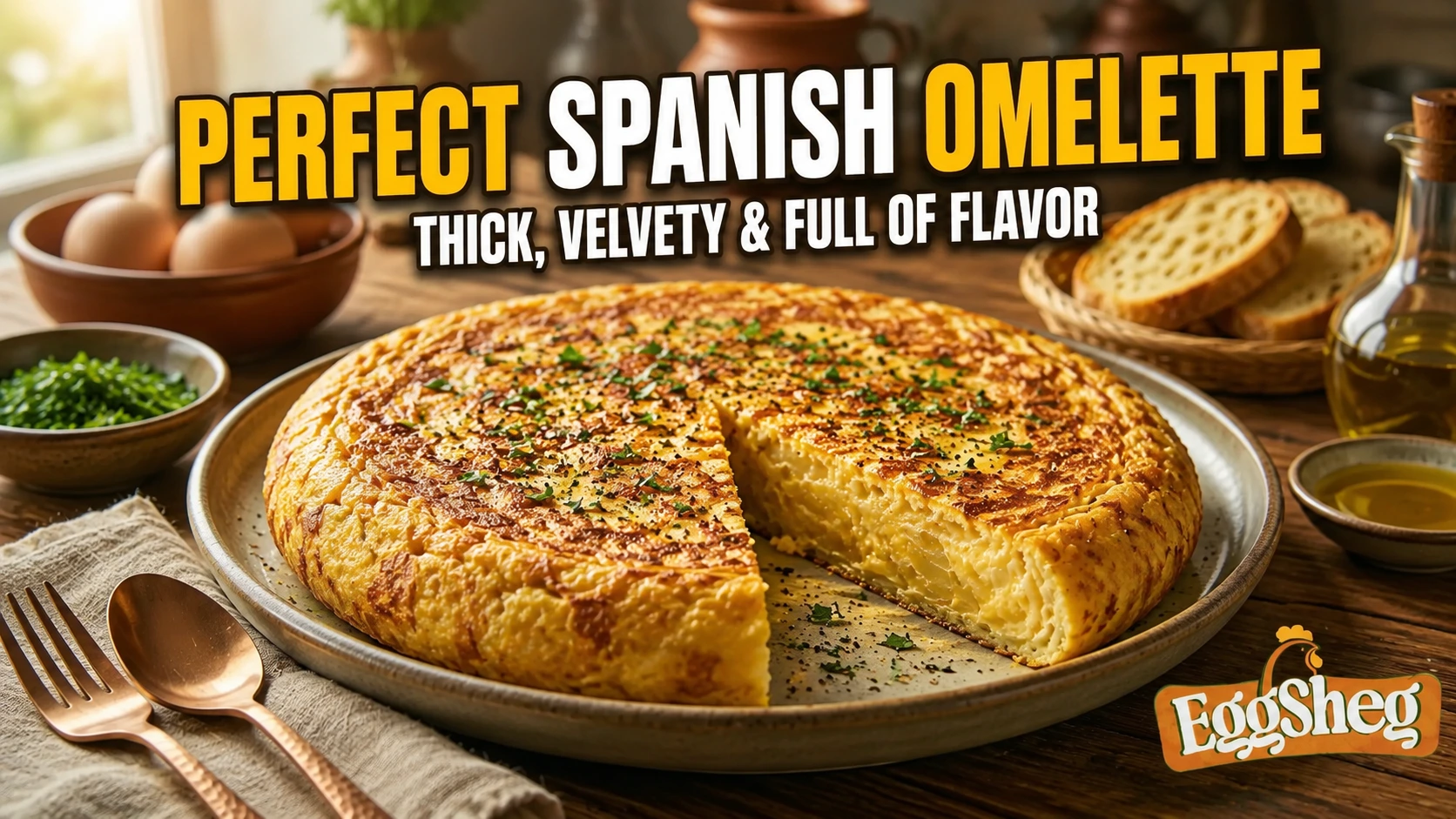 Perfect Spanish Omelette Recipe | Egg Sheg
